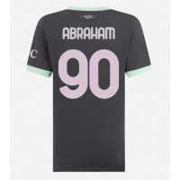 Zenski Nogometni Dres AC Milan Tammy Abraham #90 Rezervni 2024-25 Kratak Rukav